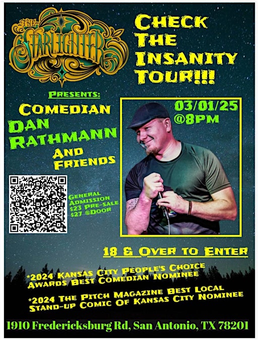 Check The Insanity Tour!!! San Antonio, Texas | The Starlighter