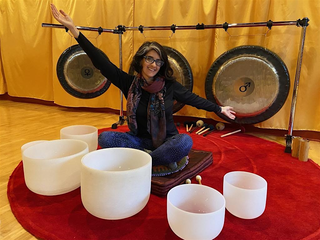 Pink Full Moon Sound Bath - Sound Healing with Gongs & Crystal Bowls | Soma Space