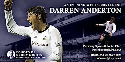 An Evening with Darren Anderton | Parkway Sports & Social Club