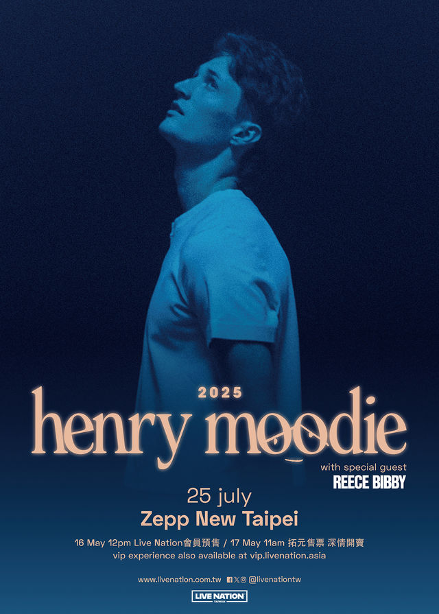 新北市 | Henry Moodie演唱會2025台北站 | Zepp New Taipei