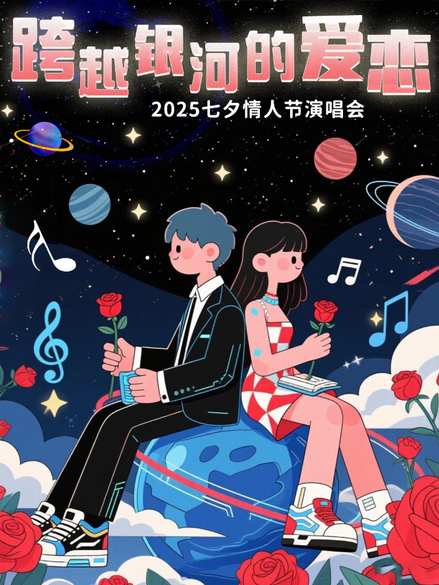 2025七夕情人節“跨越銀河的愛戀”TOP情歌演唱會|此情不渝，星月可鑑--深圳站｜演唱會 | 深圳 HOU LIVE 下沙店