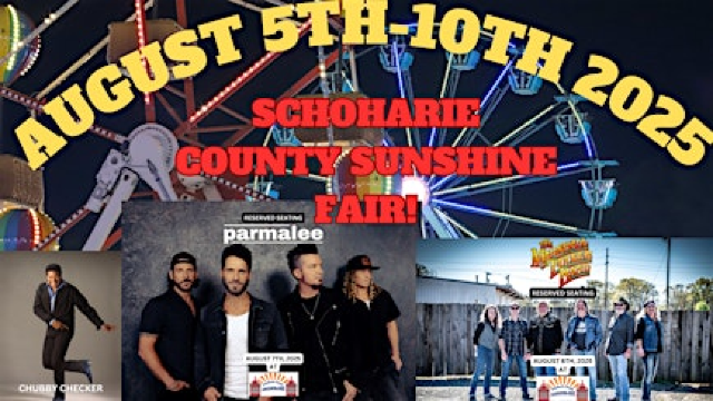 Schoharie County Sunshine Fair - 2025 | 113 Sunshine Dr
