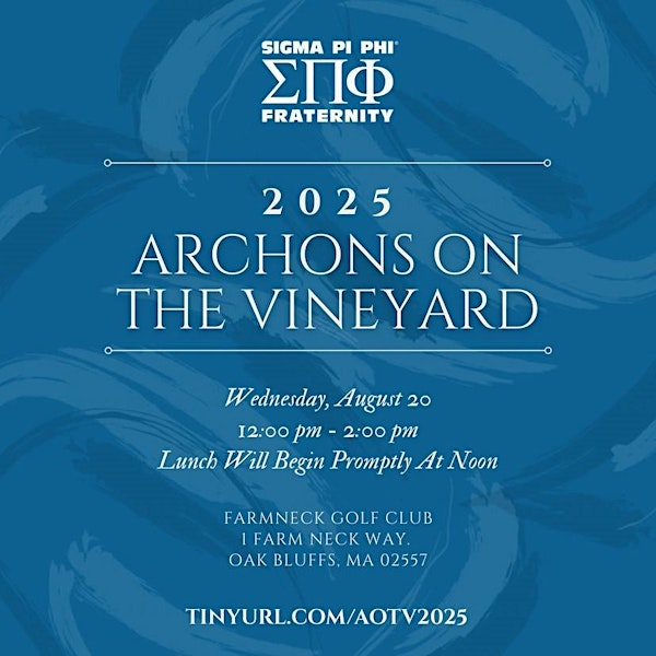 Archons on the Vineyard 2025 | Farm Neck Golf Club