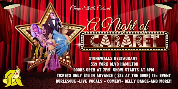 A(nother)  Night Of Cabaret | Stonewalls Restobar