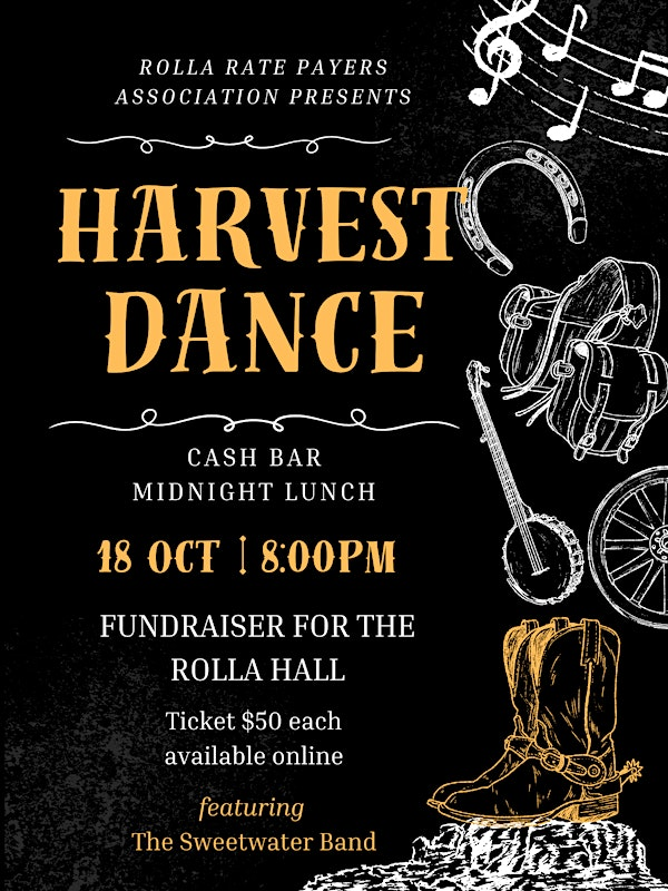 Harvest Dance | Rolla Community Hall
