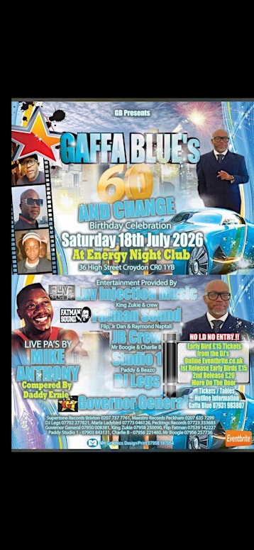 Gaffa Blue 60 And Change | Energy Croydon