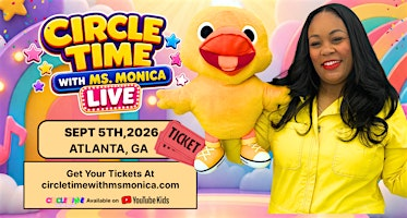 Circle Time with Ms. Monica LIVE SHOW:  ATLANTA, GA | Moving in the Spirit