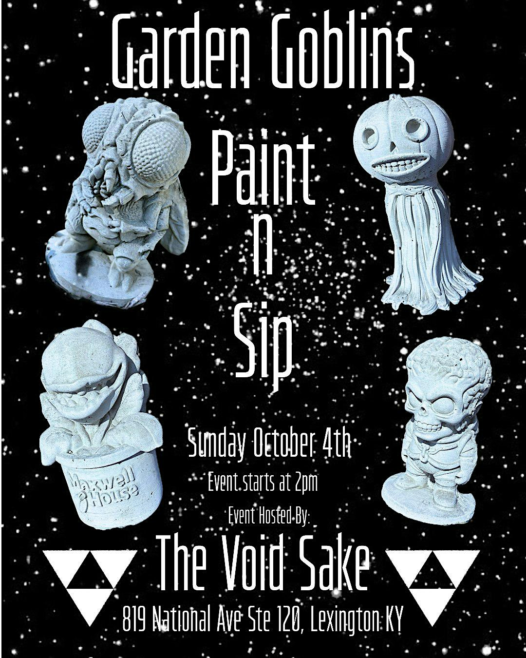 Garden Goblins Cult Classics Paint N Sip | The Void Sake Co.