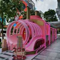 Christmas Train Station at Orchard Central