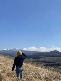 한라산이 보이는 제주도 새별오름 🌾