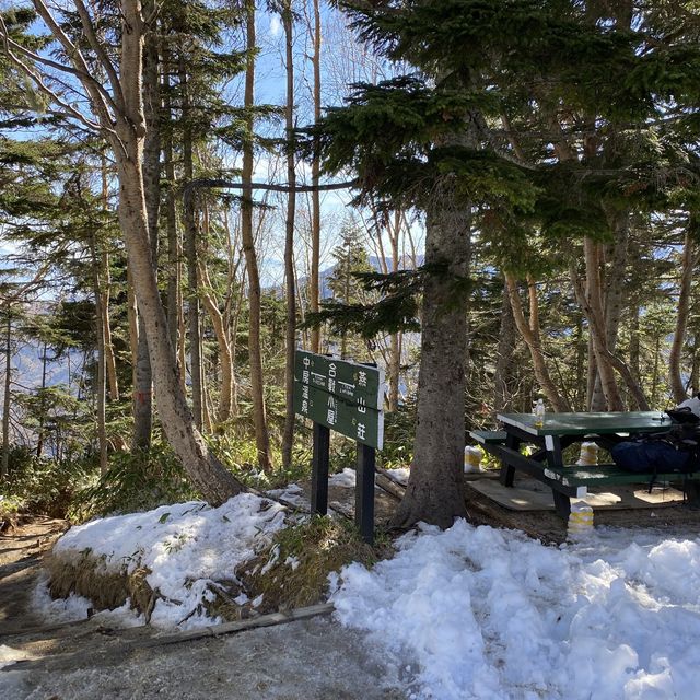 積雪の合戦小屋