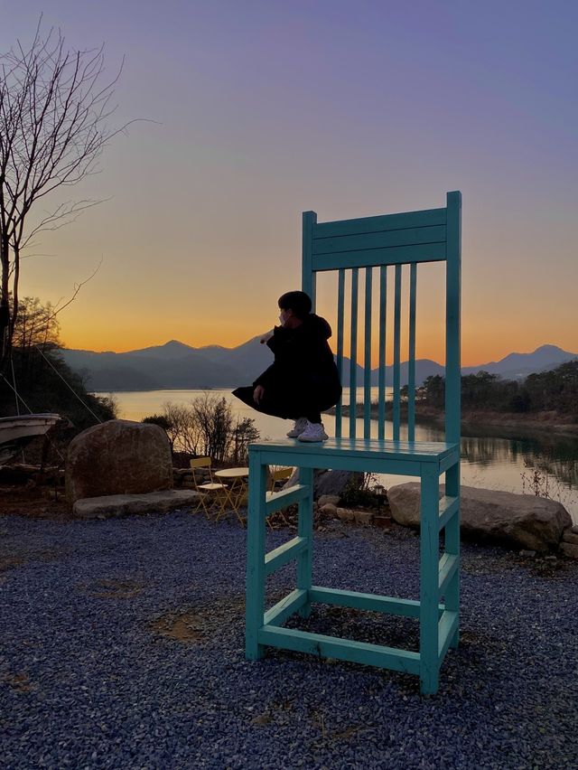 노을빛이 바로 배경 그 자체! 제천 사진스팟