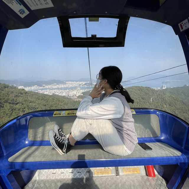통영을 한 눈에 바라볼 수 있는 통영 케이블카🚠