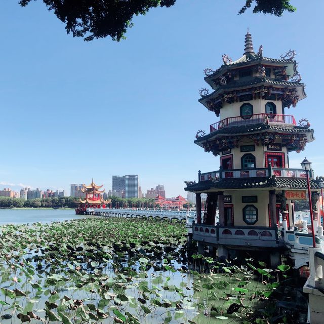 Dragon and Tiger Pagodas in Kaohsiung 