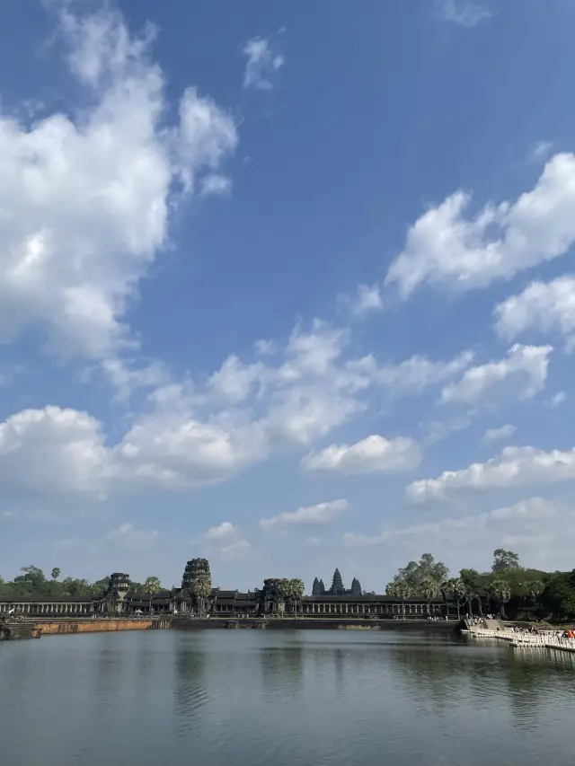 맑은 낮의 앙코르와트🇰🇭