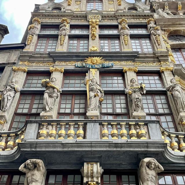 Grand Place Brussels, beautiful day & night