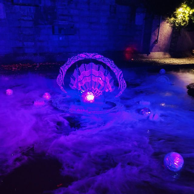 新莊幸福站🔮2022新北鯨彩中港光雕展🤩越夜越美麗✨