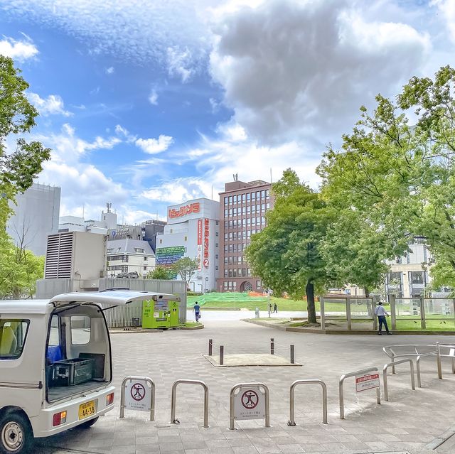 西鉄天神駅の様子