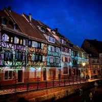 Colmar, medieval cobblestone streets town