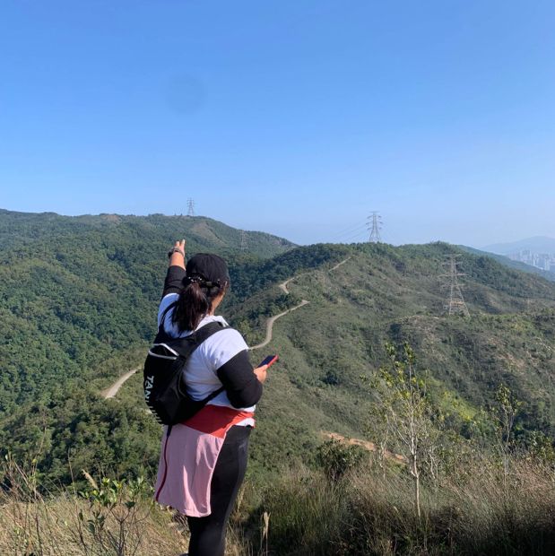 Needle hill and stunning view of Shing mun water reservoir 