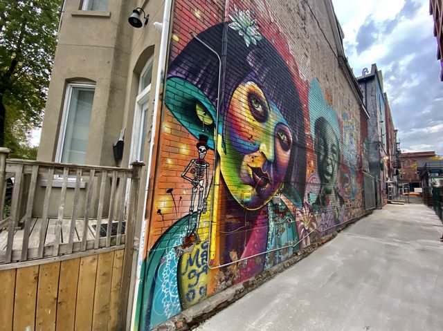 Graffiti Alley at Downtown Toronto