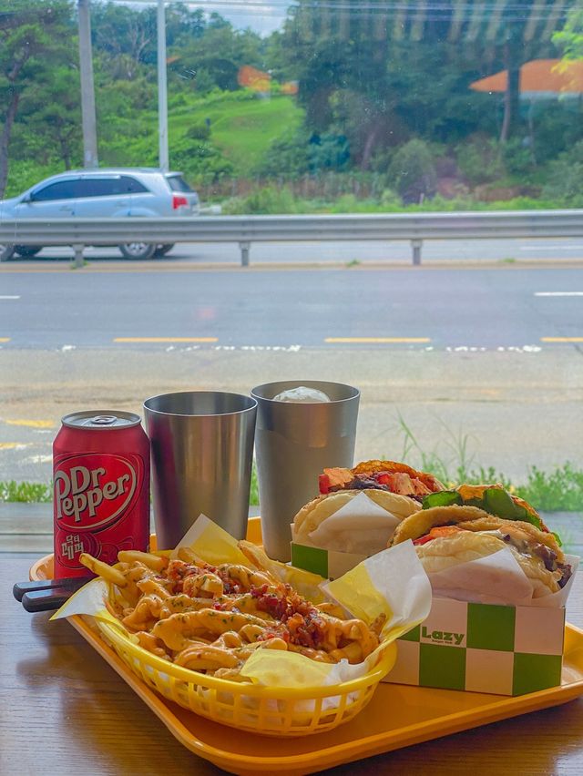 미국으로 가는 맛✈️ 수제버거 맛집 레이지버거클럽