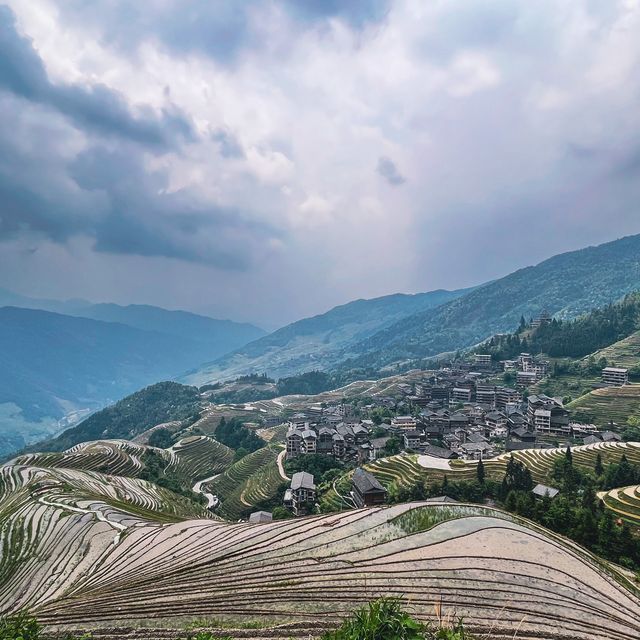 longsheng Rice terrace during May day holiday