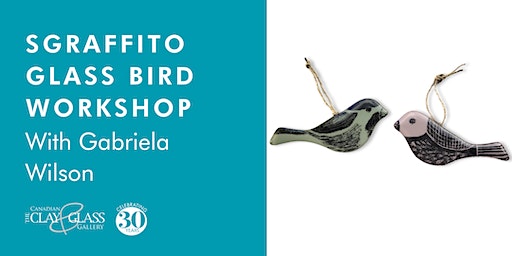 Sgraffito Glass Bird Workshop | Canadian Clay and Glass Gallery