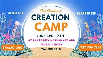 Sea Creature Creations Summer Camp | Safety Harbor Art And Music Center