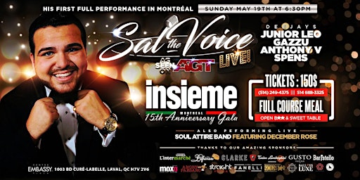 A night with Sal "The Voice" Valentinetti | Embassy Plaza