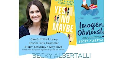 An Event with Becky Albertalli | Epsom Girls' Grammar School