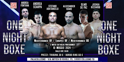 ONE NIGHT BOXE | PalaCollegno