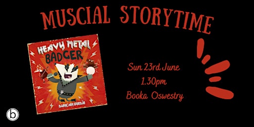 Heavy Metal Badger Musical Storytime | Booka