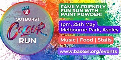 Outburst Colour Run | YMCA youth and community centre Melbourne Park, Aspley
