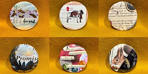 Book Buttons | Arts & Crafts event in Lancaster County, PA | Horst Arts