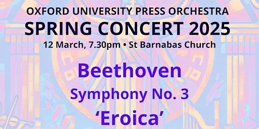 OUP Orchestra Spring Concert 2025 | St. Barnabas Church, Jericho