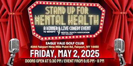 Stand Up for Mental Health: A Dinner and Live Comedy Event | Eagle Vale Golf Club