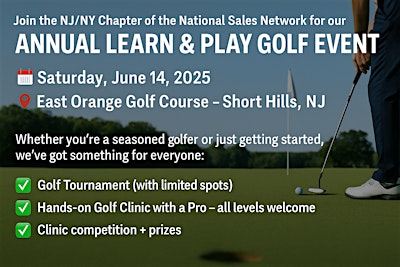 Annual Learn & Play Golf Event | East Orange Golf Course