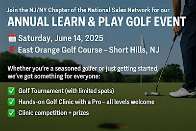 Annual Learn & Play Golf Event | East Orange Golf Course