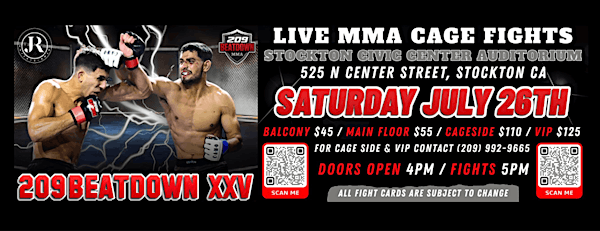209BEATDOWN XXV | Stockton Civic Auditorium