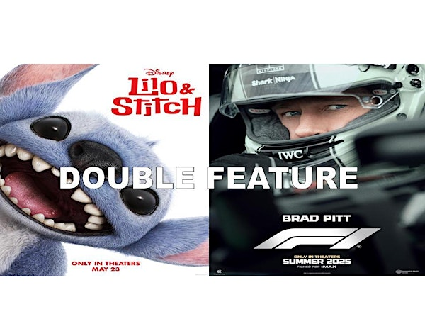 LILO & STITCH - F1 THE MOVIE (Wed & Thurs 7/2-3) DOUBLE FEATURE | Bridgton Twin Drive-In Theatre