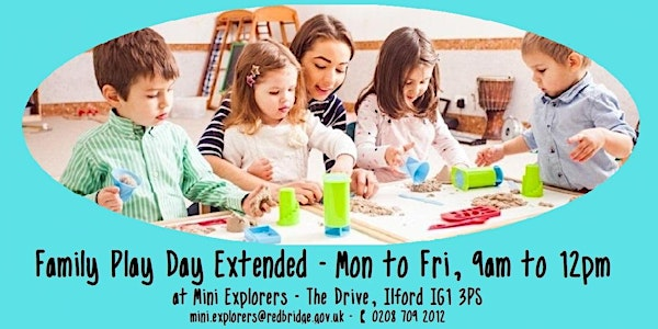 Mini Explorers: Family Play Day - EXTENDED | Mini Explorers