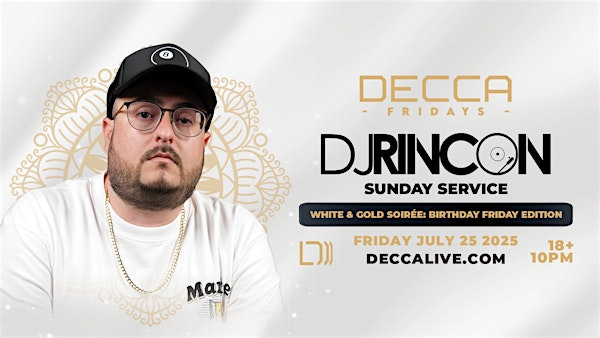 White & Gold Soirée: July Birthday Friday Edition | Decca Live