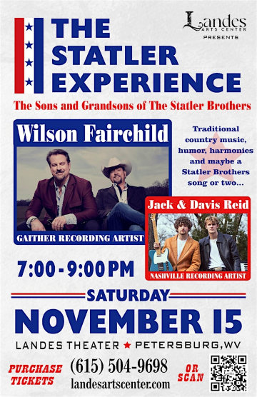 The Statler Experience | Landes Arts Center: Tickets, Dates ...