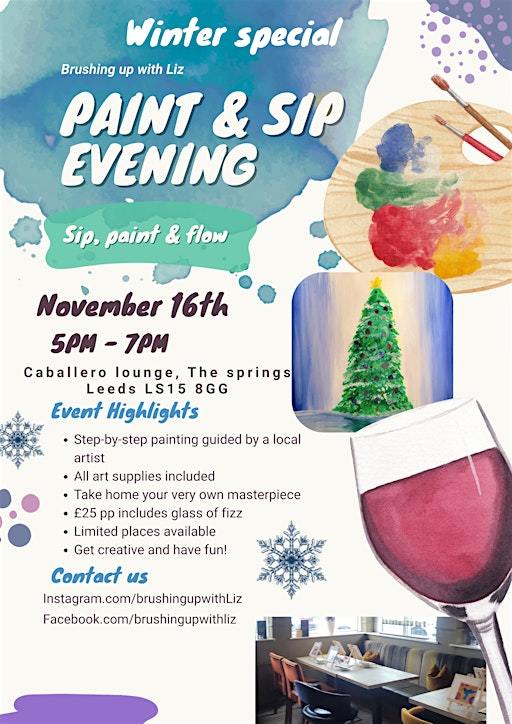 Caballero Lounge’s Winter Sip & Paint Night | Caballero Lounge