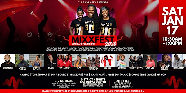 MixxFest 2026 | District Heights Municipal Center