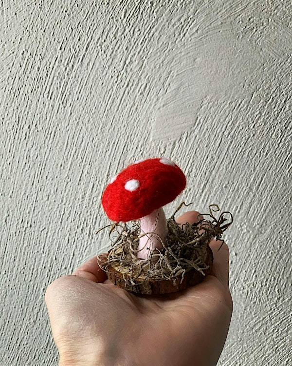 Needle Felting Basics: Mushroom! with Rayna Noel | Contemporary Craft - Timmons Studios