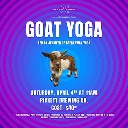 Goat Yoga at Pickett Brewing Co. | Pickett Brewing Company