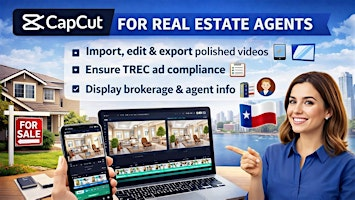 CapCut for Beginners- 2 CE Hours | Magdalena Lopez, Realtor CF Real Estate Firm