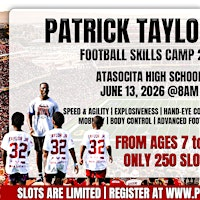 Patrick Taylor Jr. Football Camp 2026 | Patrick Taylor Jr. Football Camp